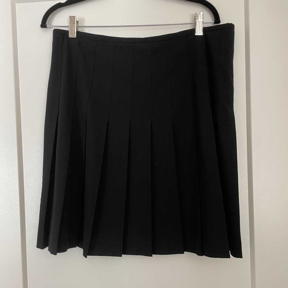 Norma Kamali Pleated Mini Skirt